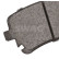 brake pad set 30916588 Swag, Thumbnail 2