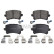 brake pad set 30916991 Swag