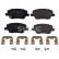 brake pad set 33101940 Swag