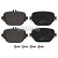 brake pad set 33103783 Swag