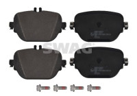 brake pad set 33103783 Swag
