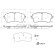 brake pad set 33104431 Swag, Thumbnail 2