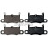 brake pad set 33105236 Swag