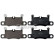 brake pad set 33105236 Swag