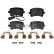 brake pad set 33105313 Swag