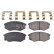brake pad set 33106384 Swag