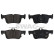 brake pad set 33106550 Swag