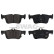 brake pad set 33106550 Swag