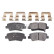 brake pad set 33106558 Swag