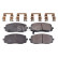 brake pad set 33107280 Swag