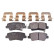 brake pad set 33107326 Swag