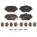 brake pad set 33107363 Swag