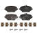 brake pad set 33107363 Swag