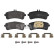 brake pad set 33107369 Swag