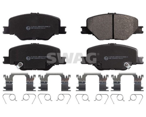 brake pad set 33107486 Swag