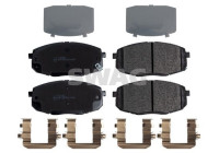 brake pad set 33107495 Swag