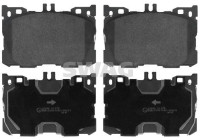 brake pad set 33107633 Swag