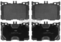 brake pad set 33107633 Swag