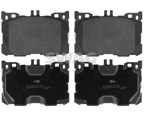 brake pad set 33107633 Swag