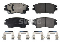 brake pad set 33107640 Swag