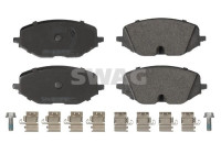 brake pad set 33107800 Swag