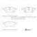 brake pad set 33109319 Swag