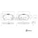 brake pad set 33109322 Swag