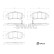 brake pad set 33109326 Swag