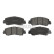 brake pad set 33109326 Swag