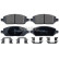 brake pad set 42916974 Swag