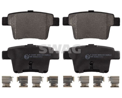 brake pad set 50916571 Swag