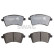 brake pad set 60116184 Swag