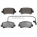 brake pad set 60916843 Swag