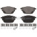 brake pad set 62116242 Swag
