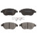 brake pad set 62916422 Swag