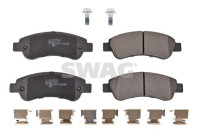 brake pad set 62916814 Swag