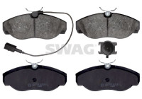 brake pad set 70916391 Swag