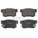 brake pad set 70916873 Swag