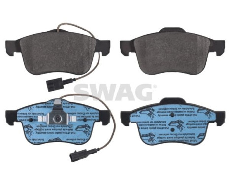 brake pad set 74916847 Swag