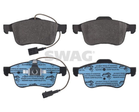 brake pad set 74916847 Swag