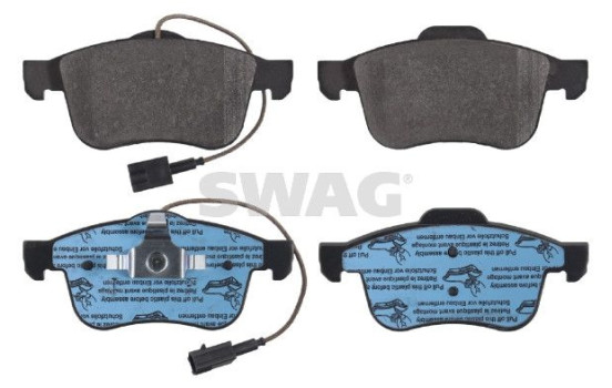 brake pad set 74916847 Swag