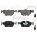 brake pad set 74916849 Swag