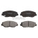 brake pad set 85916552 Swag