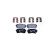 Brake pad set 8DB 355 020-851 Hella