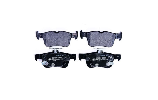 Brake pad set 8DB 355 023-301 Hella