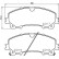 Brake pad set 8DB 355 024-621 Hella, Thumbnail 4