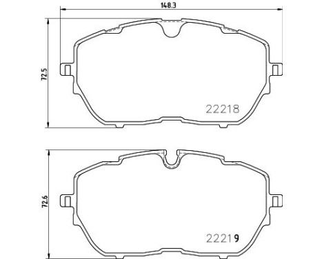 Brake pad set 8DB 355 024-731 Hella, Image 4