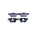 Brake pad set 8DB 355 024-751 Hella