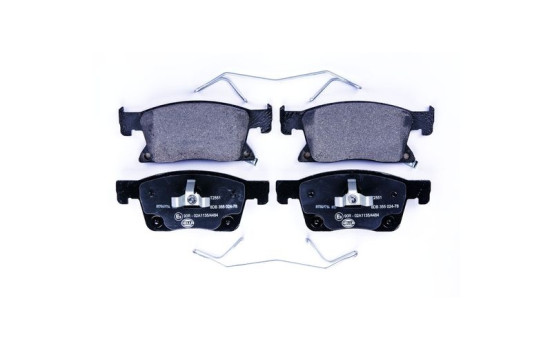Brake pad set 8DB 355 024-781 Hella