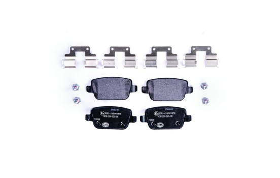 Brake pad set 8DB 355 025-361 Hella